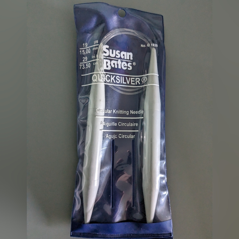 Susan Bates Circular Knitting Needles 19US/15mm